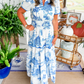 Nova - Toile Print Maxi Dress - Samberule