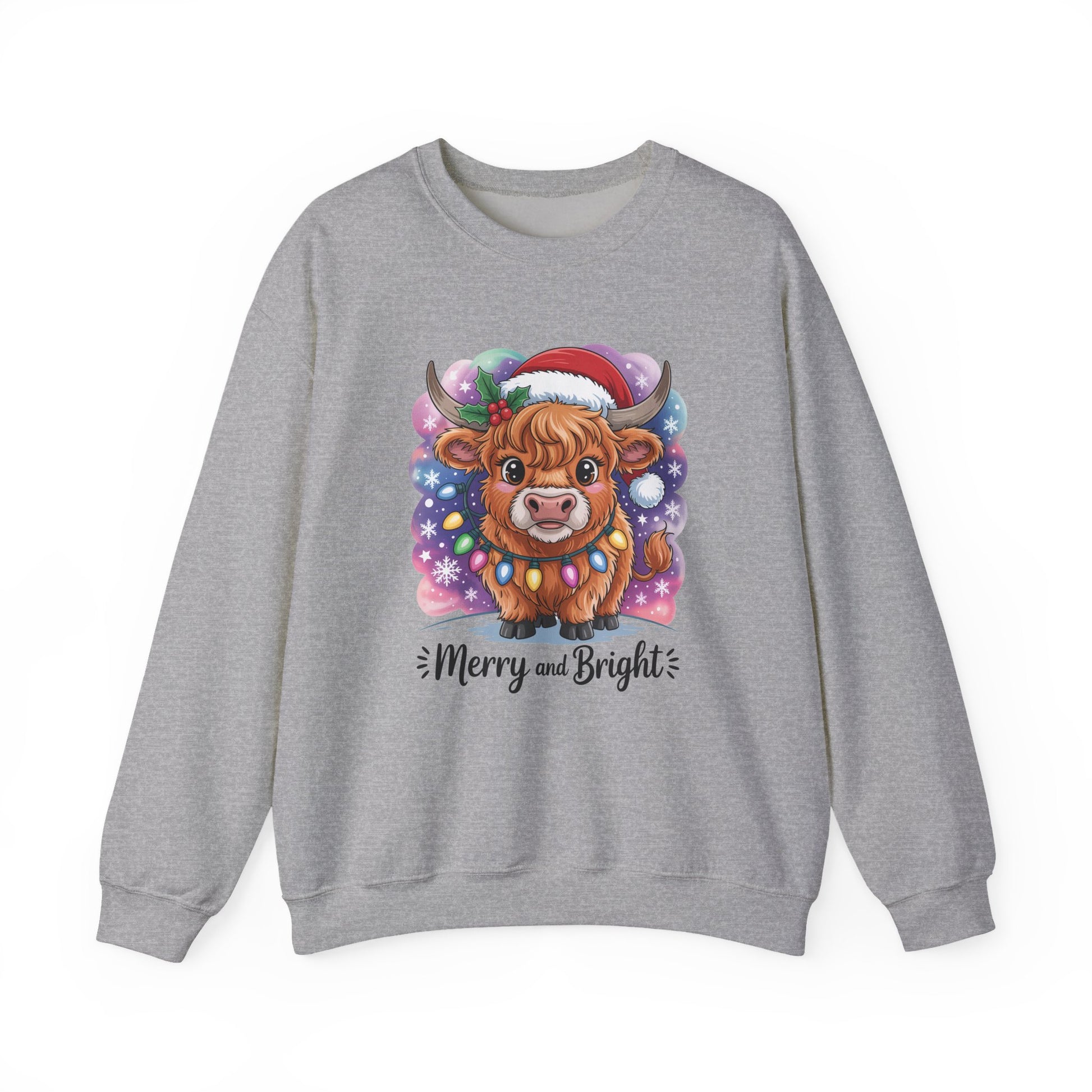 Merry and Bright Christmas Crewneck Sweatshirt - Samberule