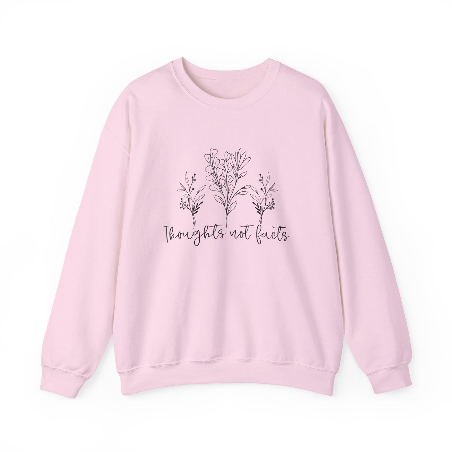 Thoughts Not Facts Mental Health Crewneck Sweatshirt