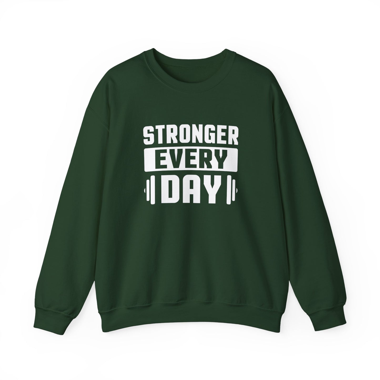 Stronger Every Day Gym Crewneck Sweatshirt