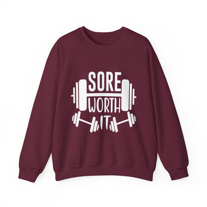 Sore Worth It Gym Crewneck Sweatshirt