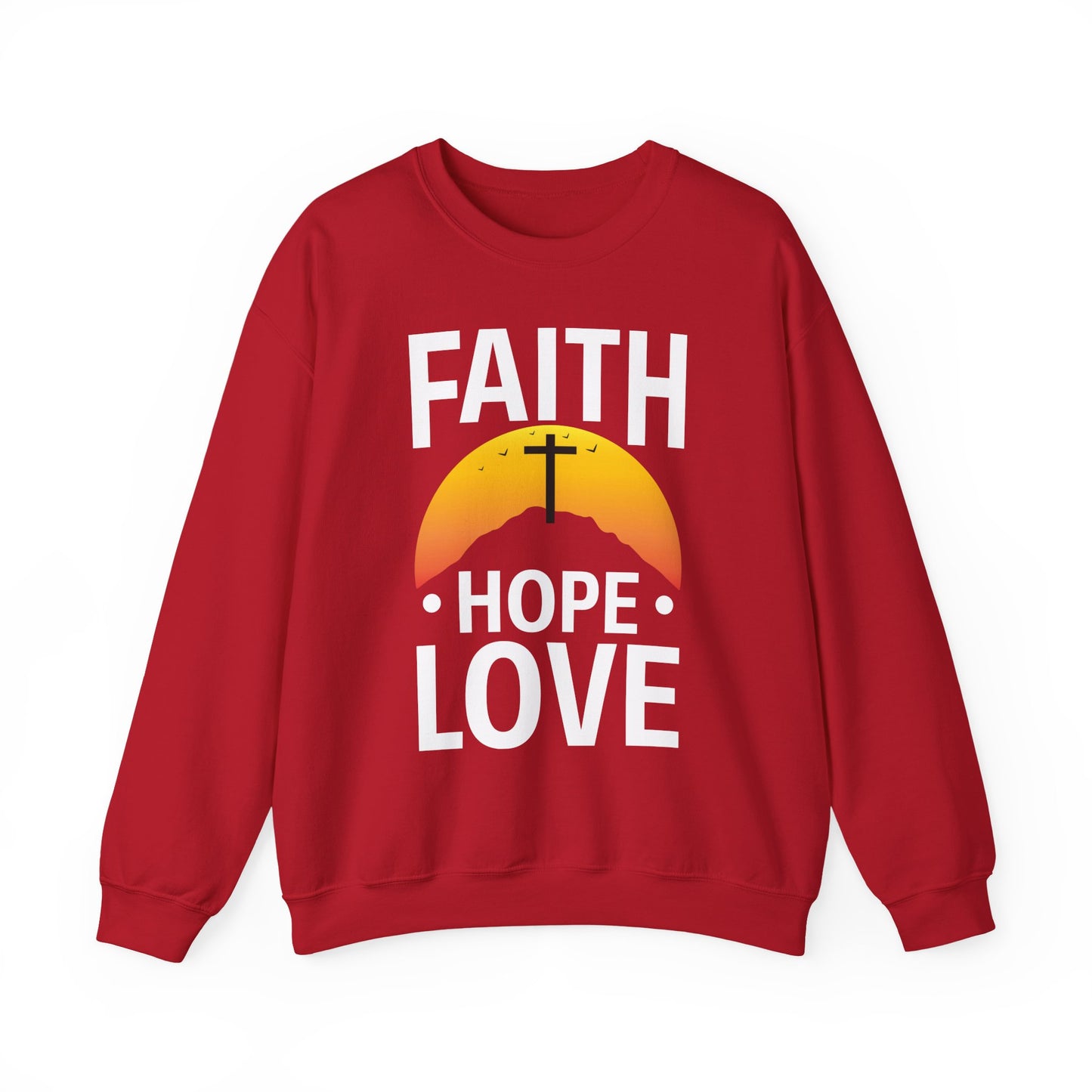 "Faith Hope Love" Faith Crewneck Sweatshirt