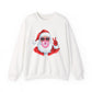 Santa Peace Christmas Crewneck Sweatshirt