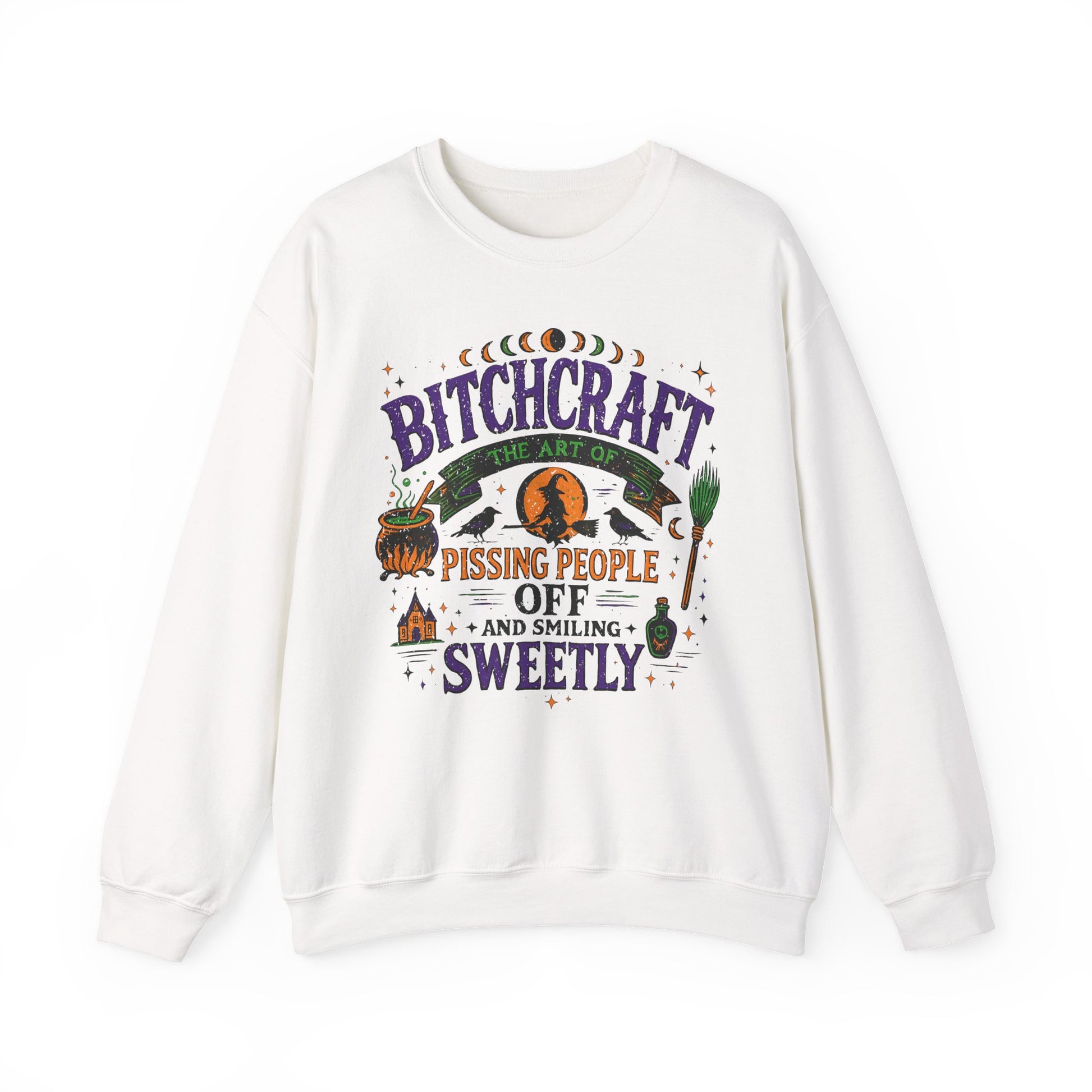 Bitchcraft Halloween Crewneck Sweatshirt - Samberule
