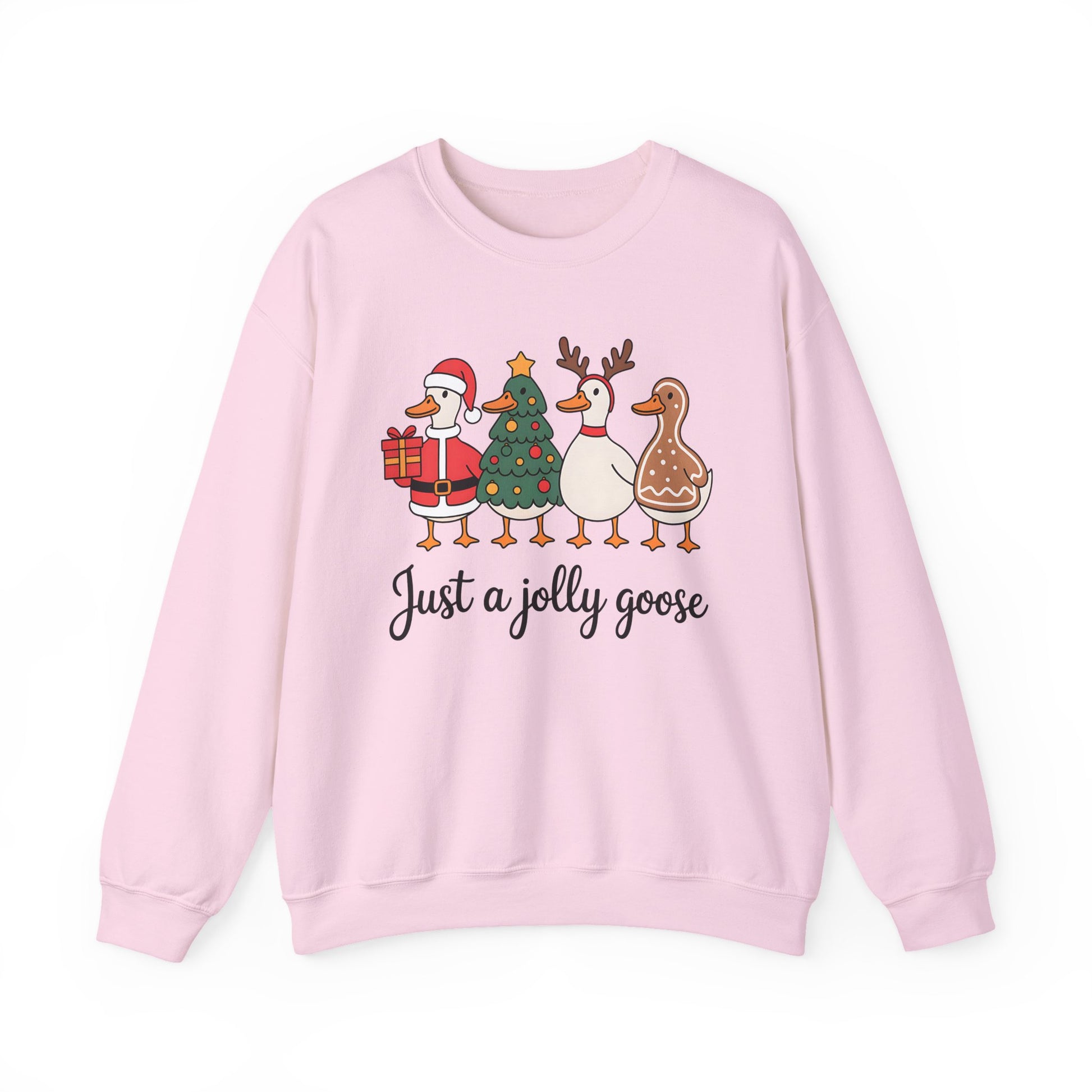 Just a Jolly Goose Christmas Crewneck Sweatshirt - Samberule