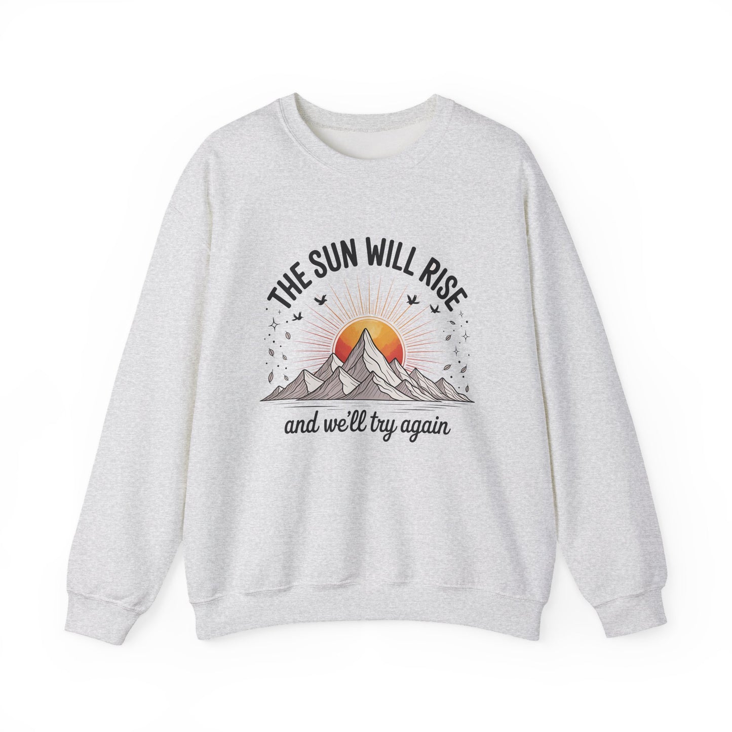 Sunrise Motivation Mental Health Crewneck Sweatshirt