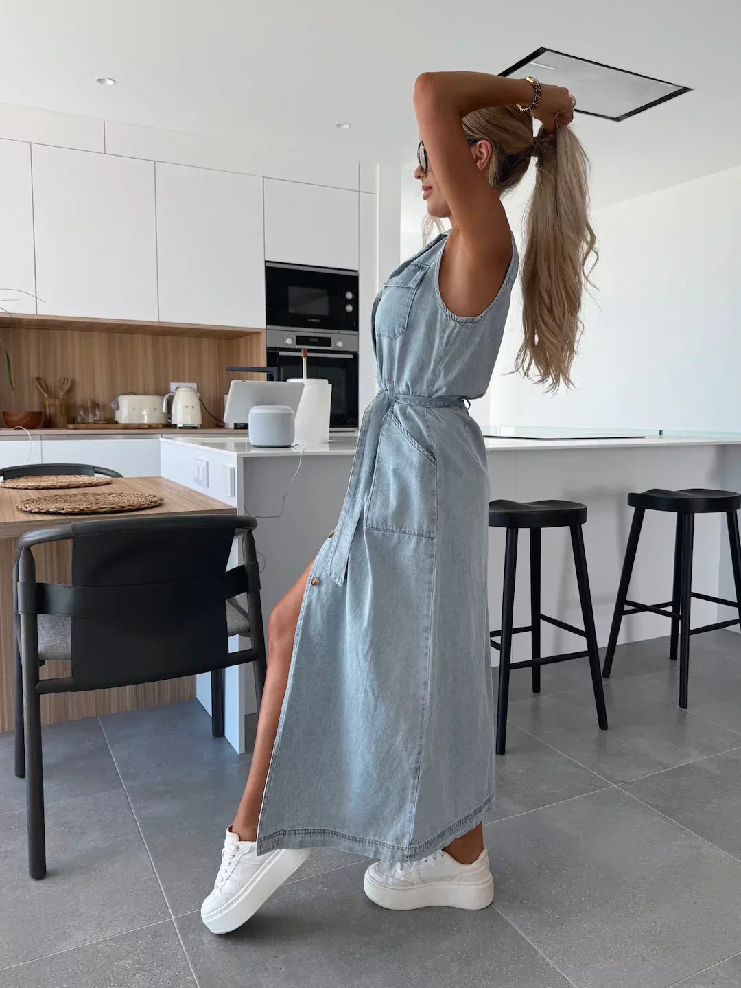 Claire - Denim Shirt Dress - Samberule