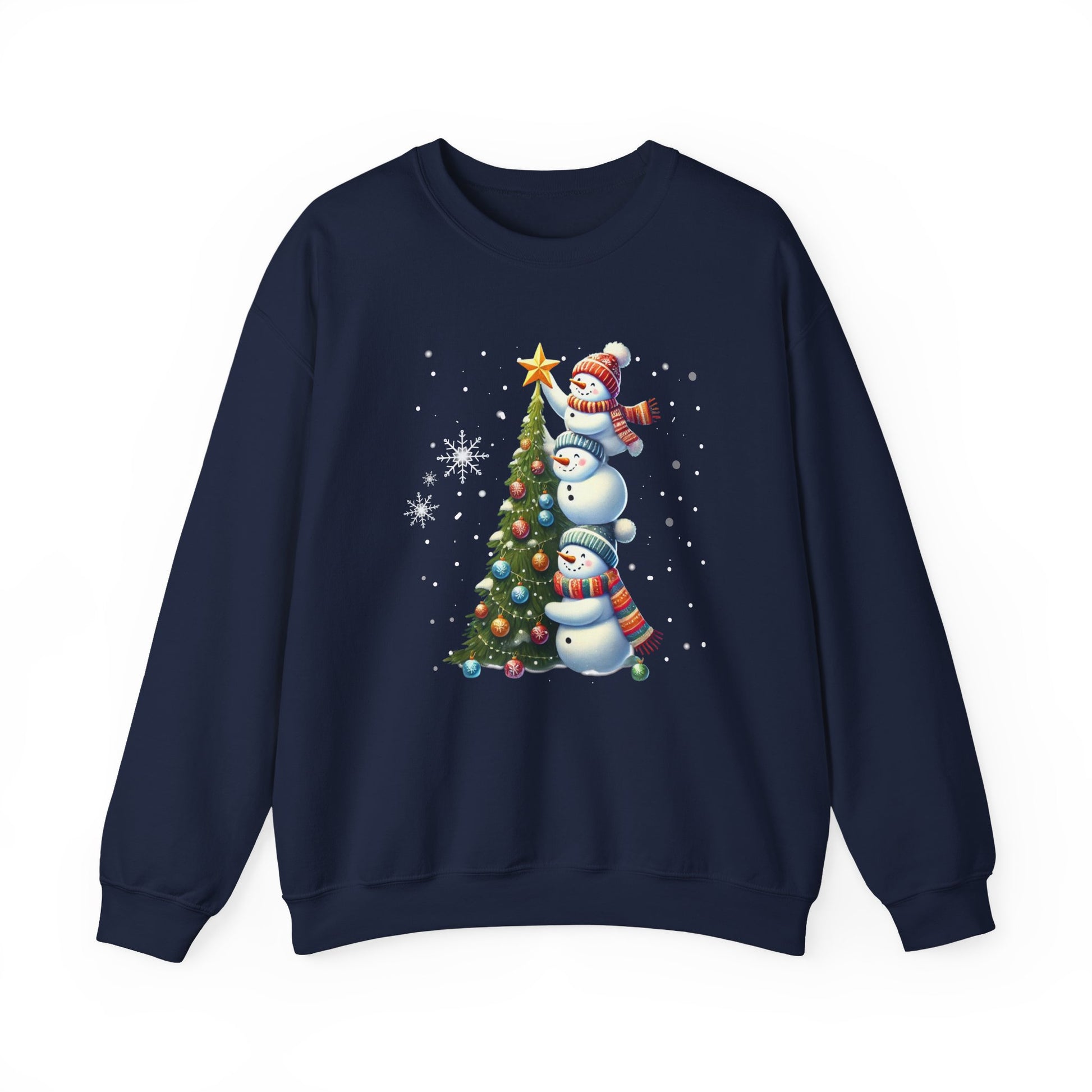 Festive Snowman Christmas Crewneck Sweatshirt - Samberule