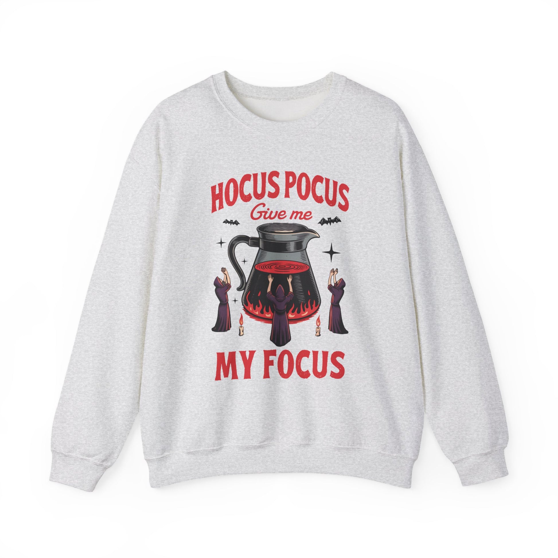 Hocus Pocus Give Me My Focus Halloween Crewneck Sweatshirt - Samberule