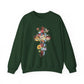 Floral Cross Faith Crewneck Sweatshirt