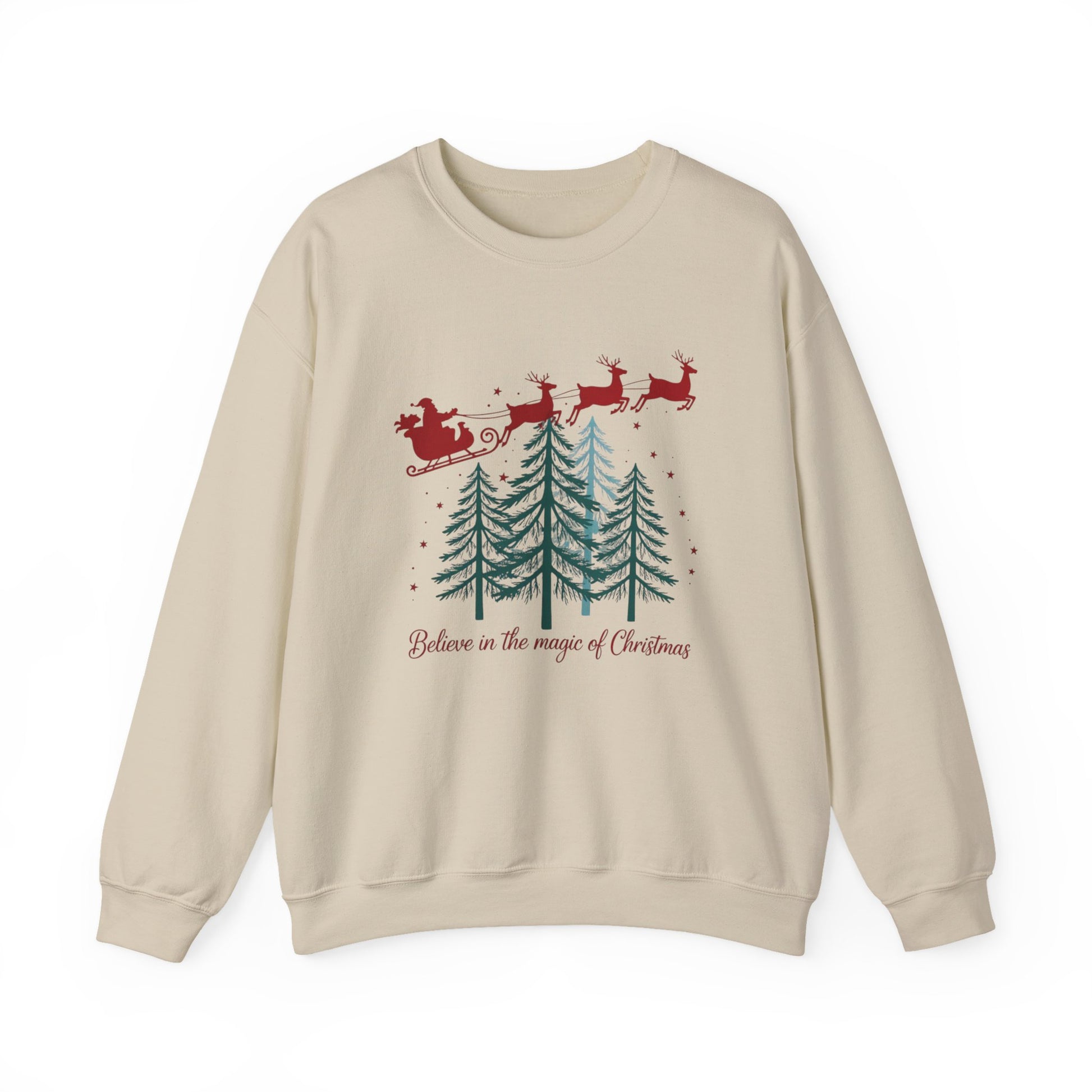 Believe In The Magic Of Christmas Crewneck Sweatshirt - Samberule