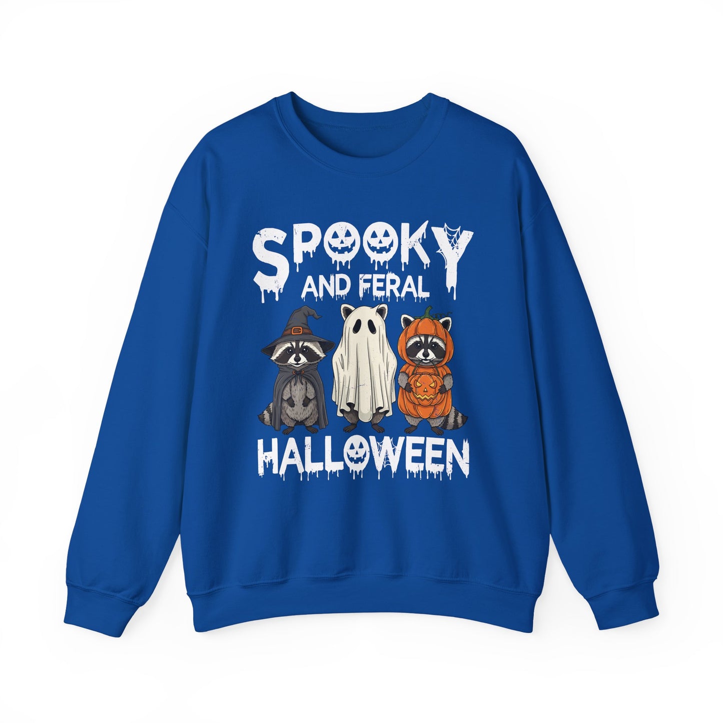Spooky and Feral Halloween Crewneck Sweatshirt - Samberule