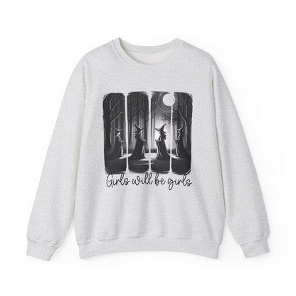 Girls Will Be Girls Halloween Crewneck Sweatshirt - Samberule