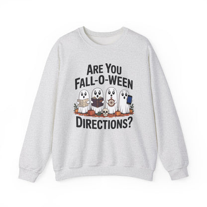 Are-You-Fall-o-ween-Directions Halloween Crewneck Sweatshirt - Samberule