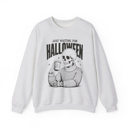 Just Waiting for Halloween Crewneck Sweatshirt - Samberule