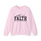 "FAITH Can Move Mountains" Motivational Crewneck Sweatshirt