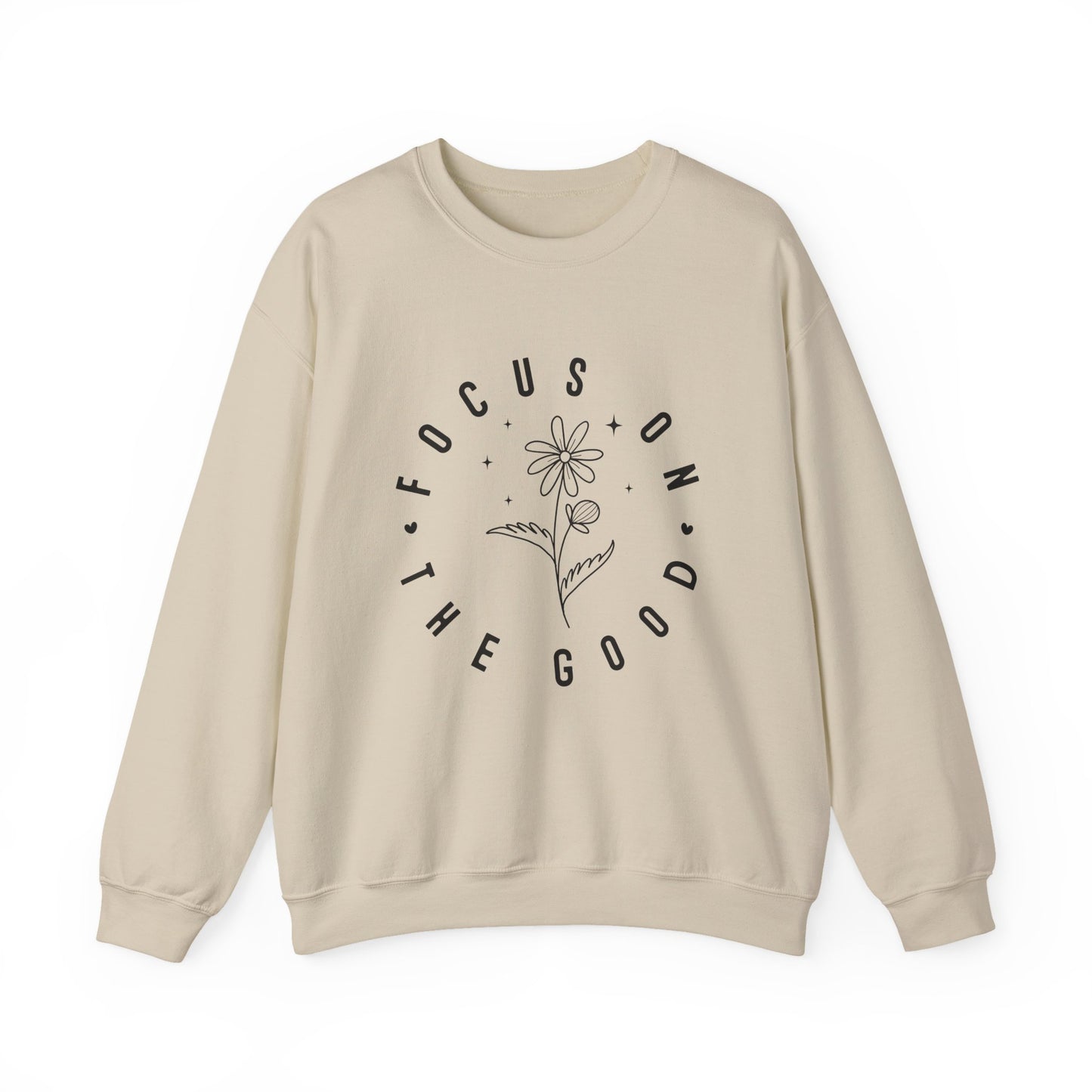 Focus on the Good Mental Health Crewneck Sweatshirt