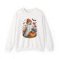 Cozy Ghost Halloween Crewneck Sweatshirt - Samberule