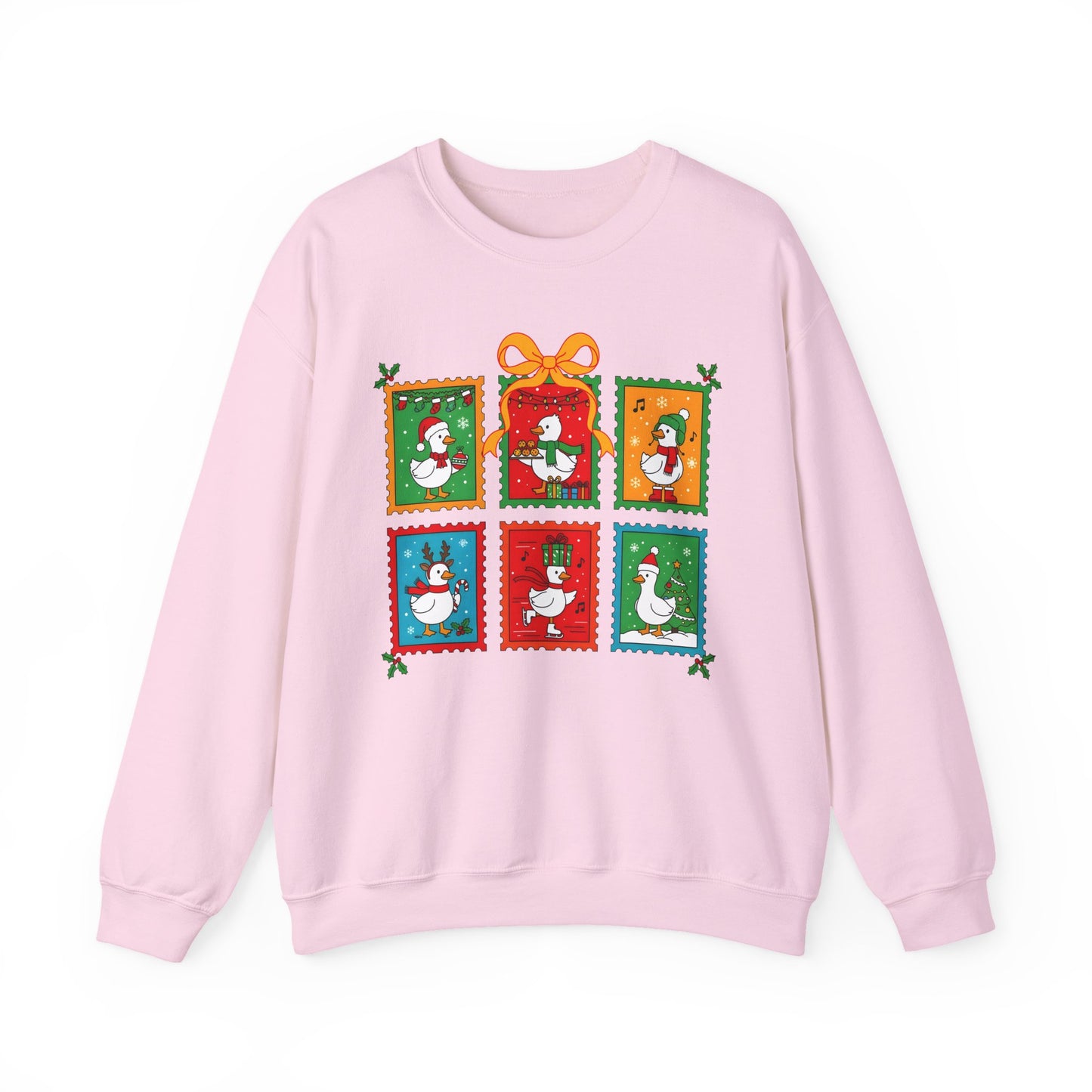 Funny Goose Preppy Christmas Crewneck Sweatshirt