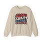 Jesus Christ Stars & Stripes Faith Crewneck Sweatshirt