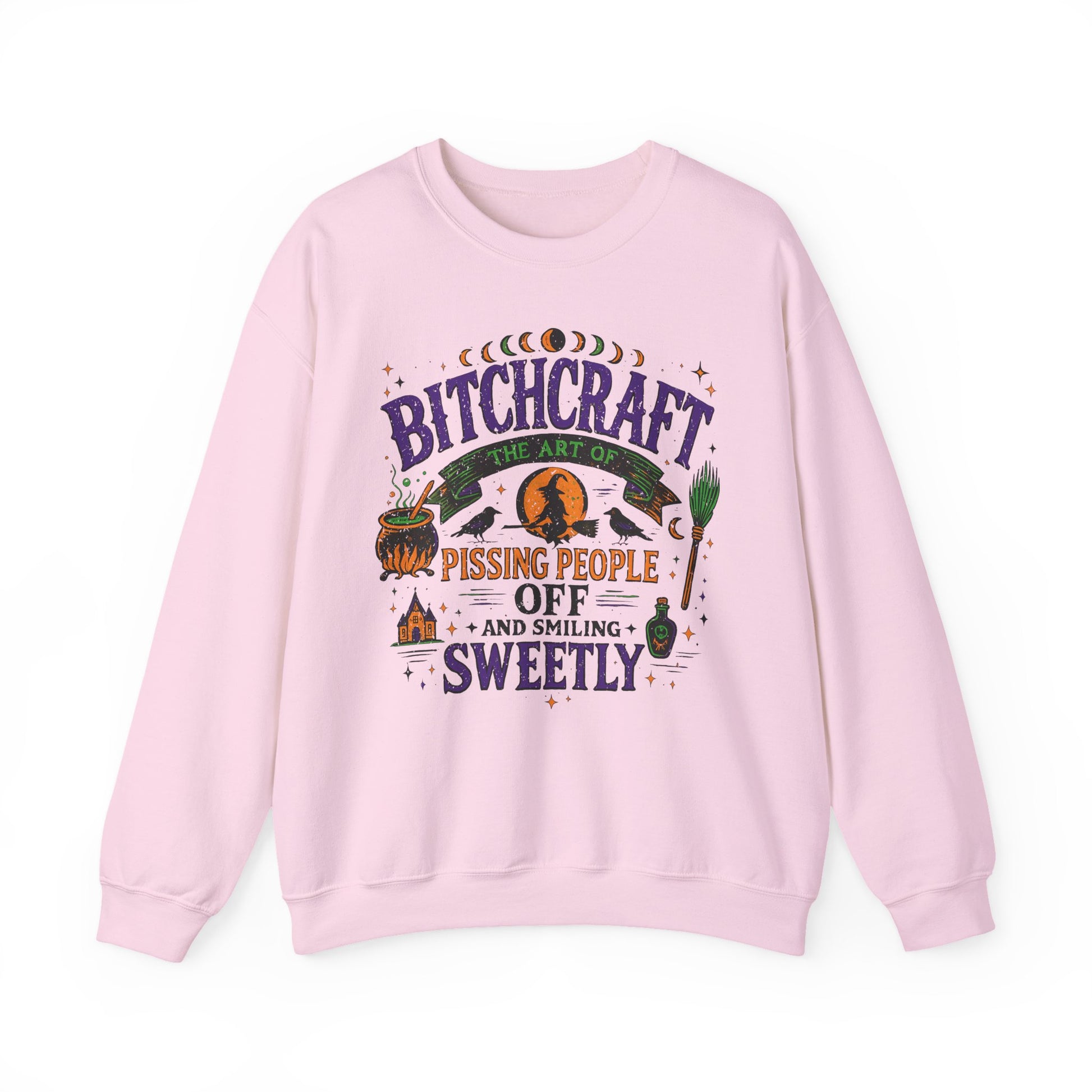 Bitchcraft Halloween Crewneck Sweatshirt - Samberule