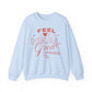 'Feel, Heal, Grow' Mental Health Crewneck Sweatshirt