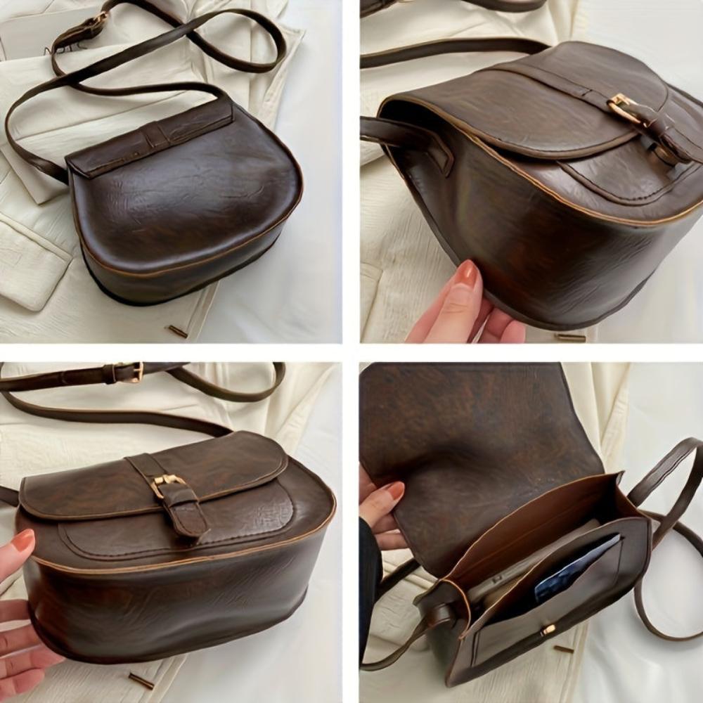 Michele - Vegan Leather Crossbody Bag - Samberule