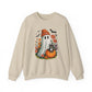 Cozy Ghost Halloween Crewneck Sweatshirt - Samberule