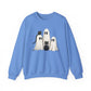 Ghostly Cats Halloween Crewneck Sweatshirt - Samberule