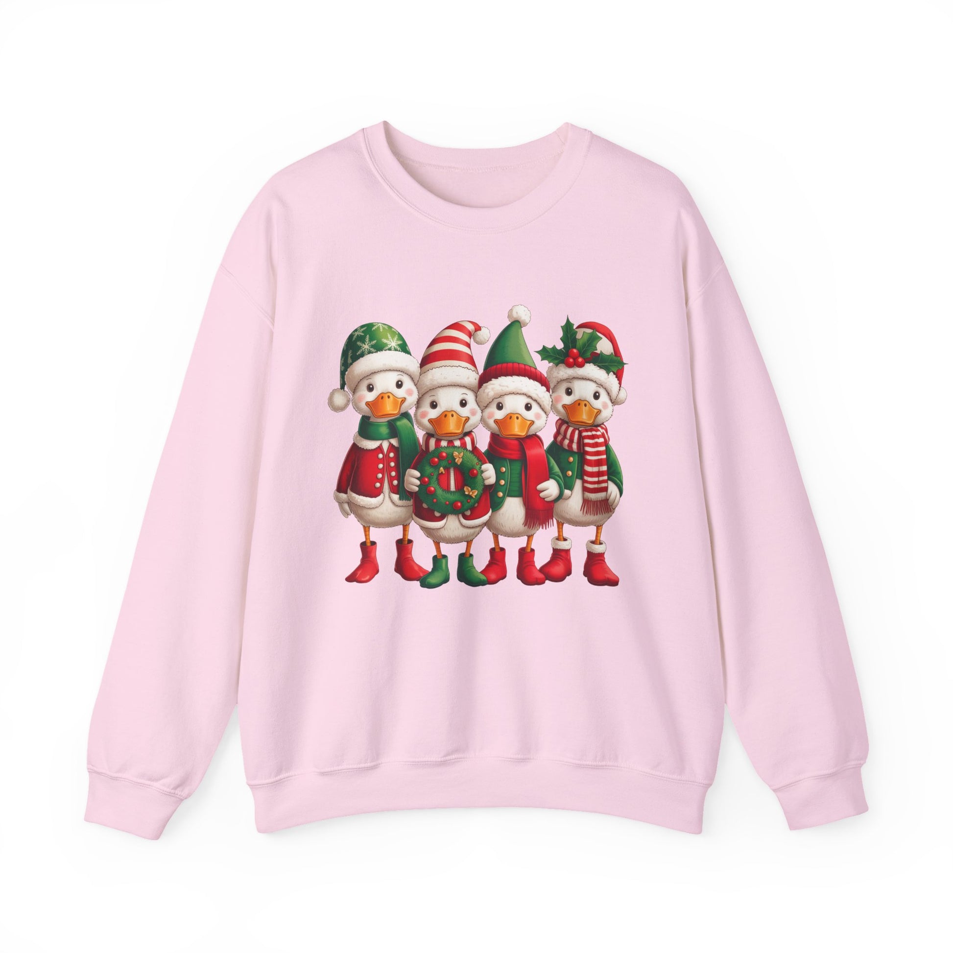Duck Character Christmas Crewneck Sweatshirt - Samberule