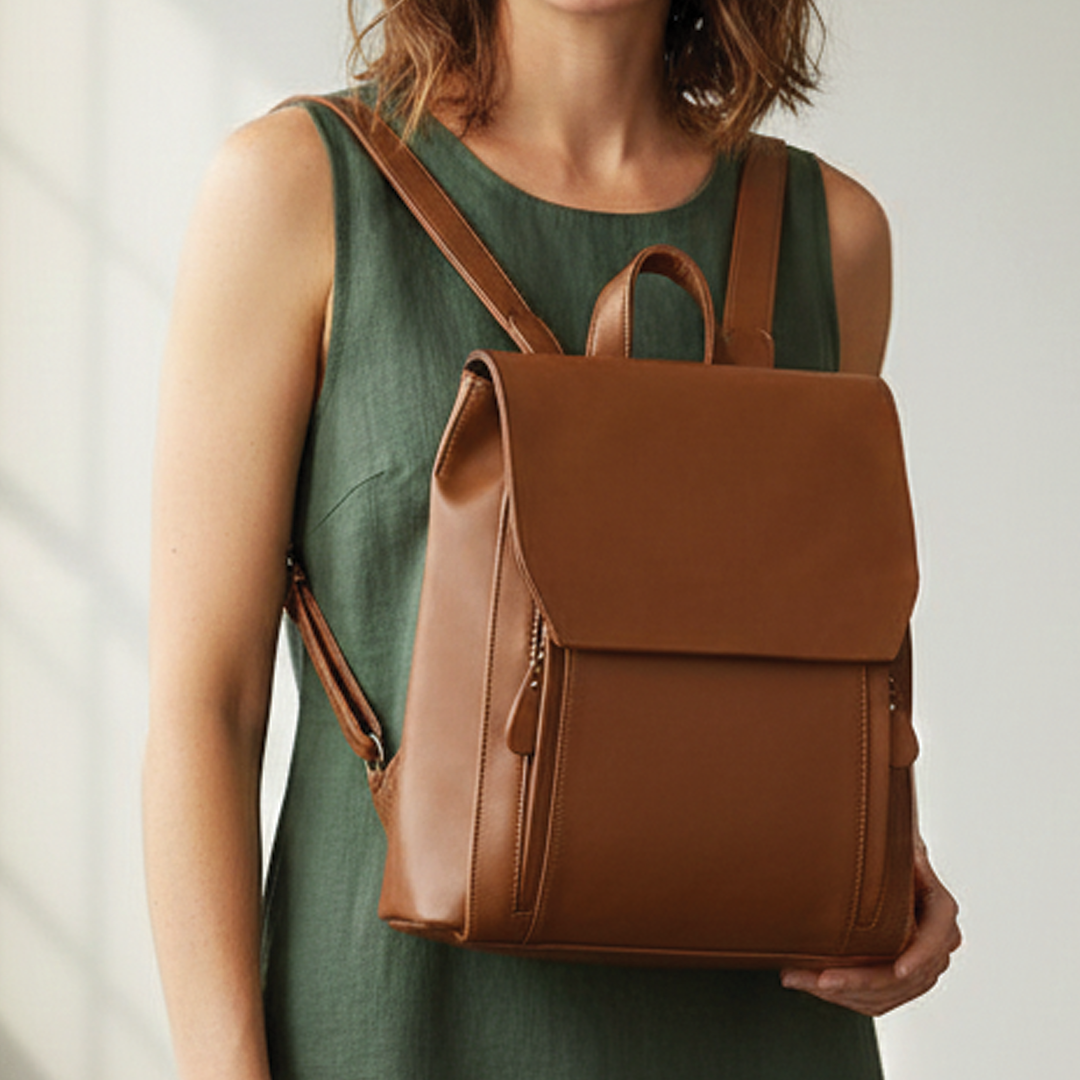 Emily - Vegan Leather Backpack - Samberule