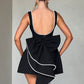 Amber | Women Wedding Guest Structured Mini Dress