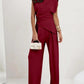 Lrregular Sleeveless Casual Two-piece Set