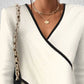 Audrey | Women Winter Wrap V Neck Sweater - Samberule