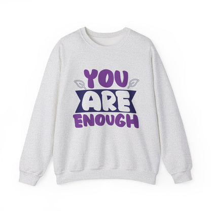 You Are Enough Mental Health Crewneck Sweatshirt