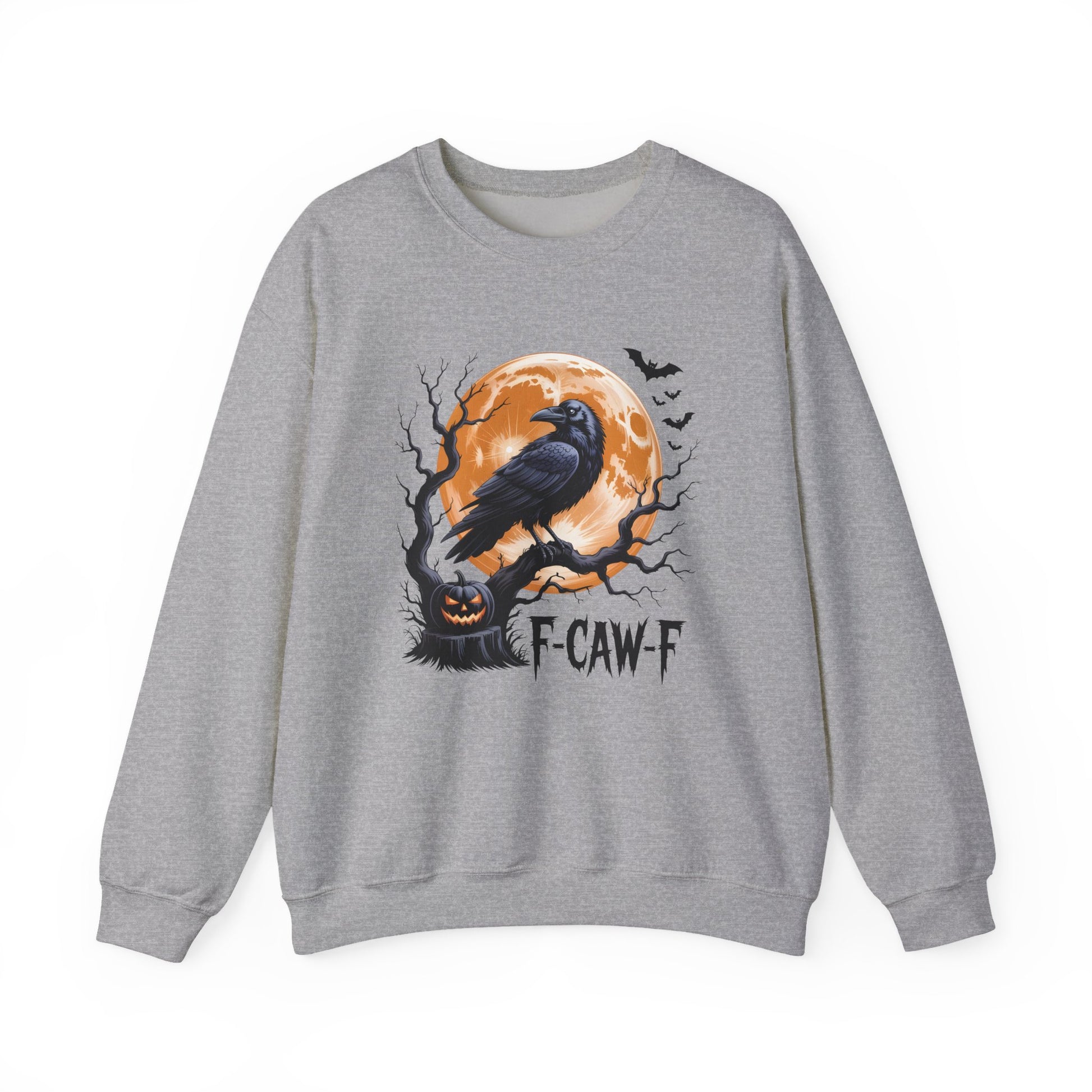 Black Crow F-Caw-F Halloween Crewneck Sweatshirt - Samberule