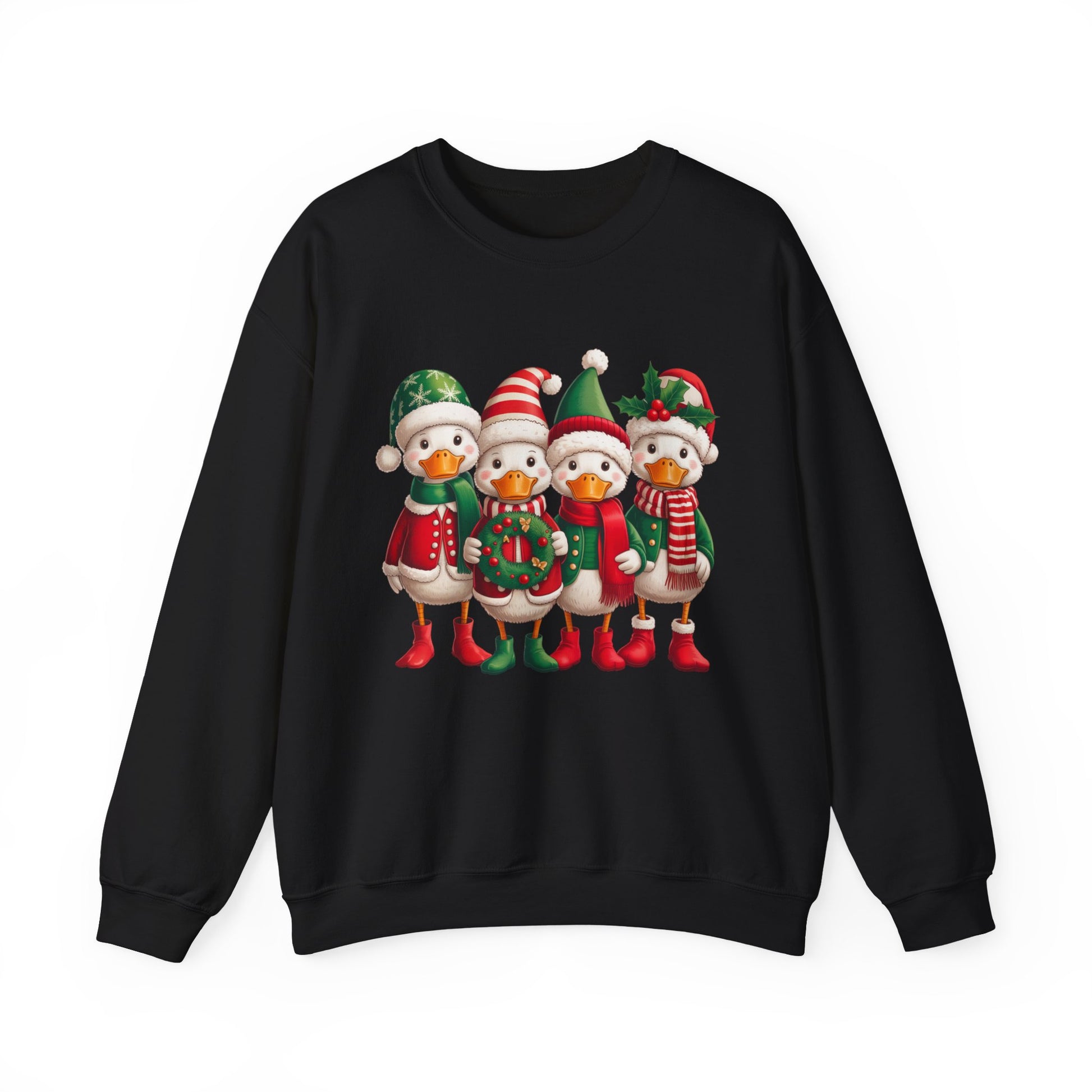 Duck Character Christmas Crewneck Sweatshirt - Samberule