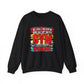 I Will Never Back Up With Gym We Just Seem To Workout Gym Crewneck Sweatshirt