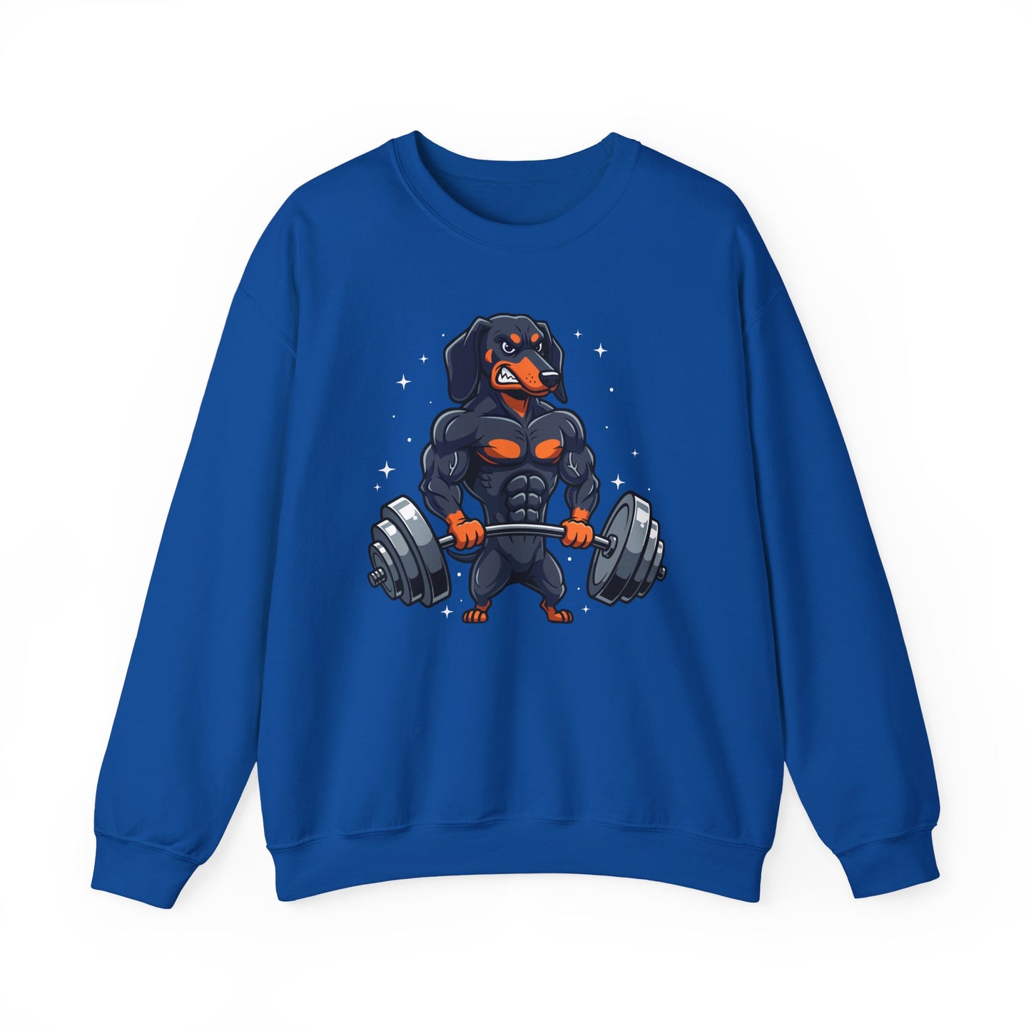 Muscle Dog Gym Crewneck Sweatshirt