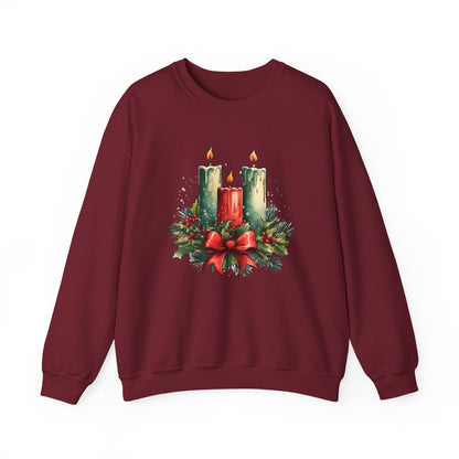 Holiday Candle Christmas Crewneck Sweatshirt