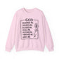 Inspirational God Faith Crewneck Sweatshirt