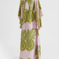 Tropical Big Pineapple Print Maxi Dress