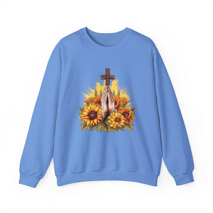 Praying Hands Faith Crewneck Sweatshirt