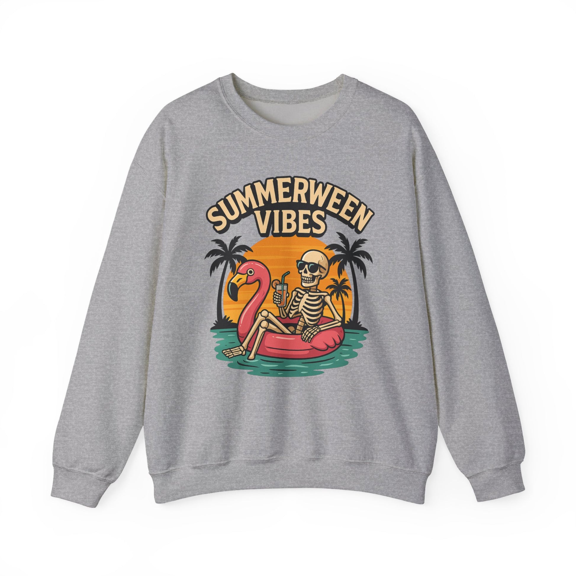 Summerween Vibes Halloween Crewneck Sweatshirt - Samberule