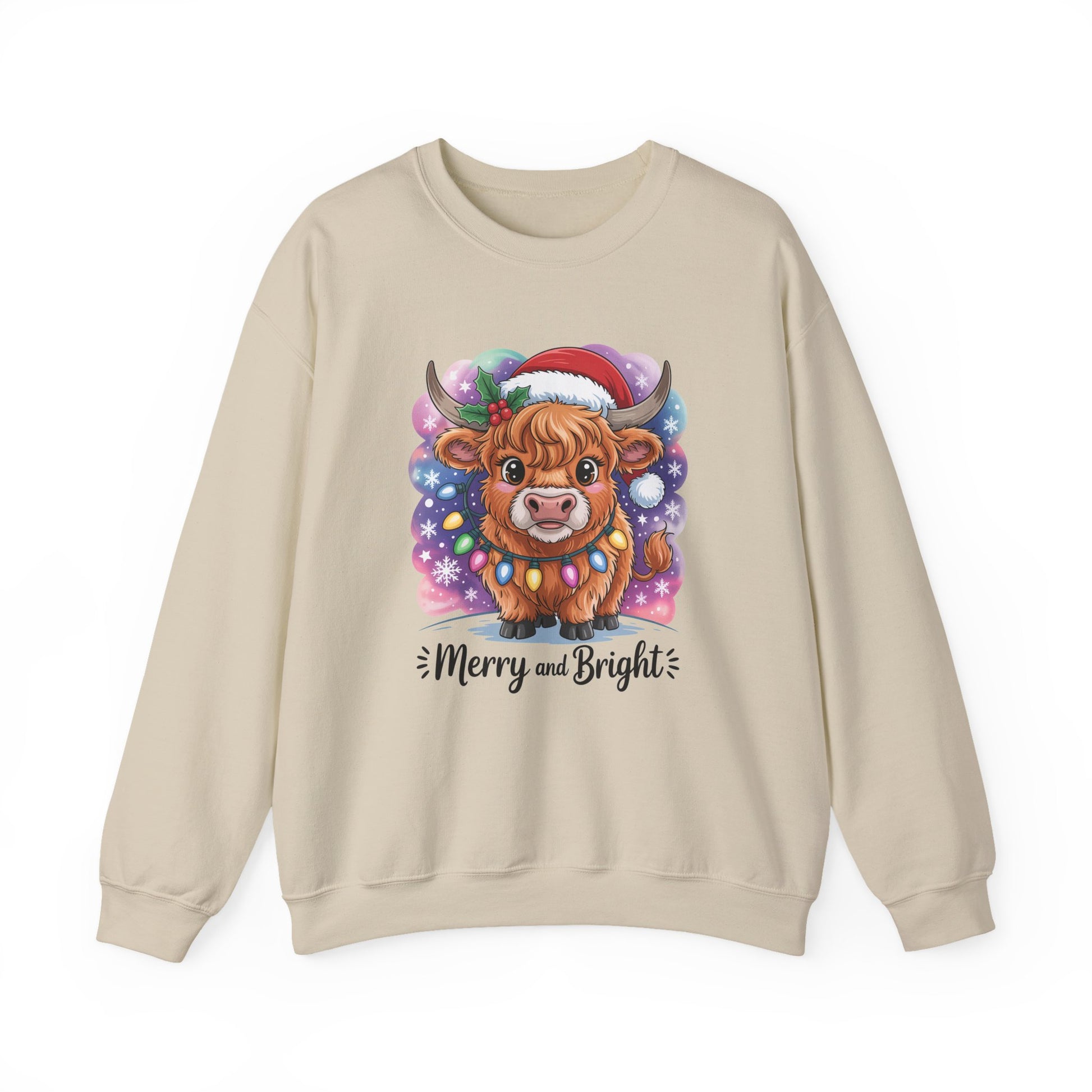 Merry and Bright Christmas Crewneck Sweatshirt - Samberule