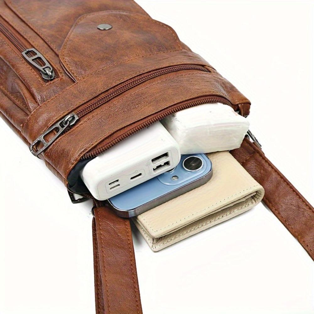Rebecca - Vegan Leather Crossbody Shoulder Bag - Samberule