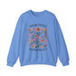 Grow Freely Bloom Wildly Motivational Crewneck Sweatshirt