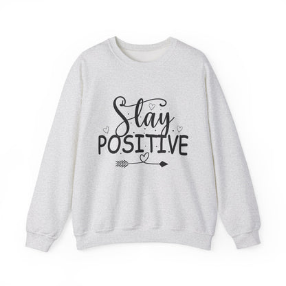 Stay Positive Mental Health Crewneck Sweatshirt