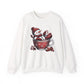 Cozy Snowman in Hot Cocoa Christmas Crewneck Sweatshirt