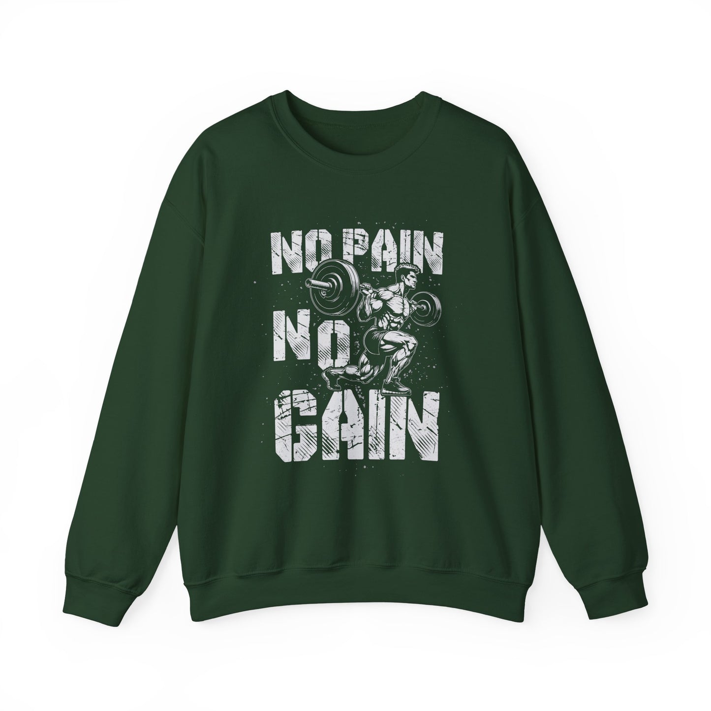 No Pain No Gain Gym Crewneck Sweatshirt